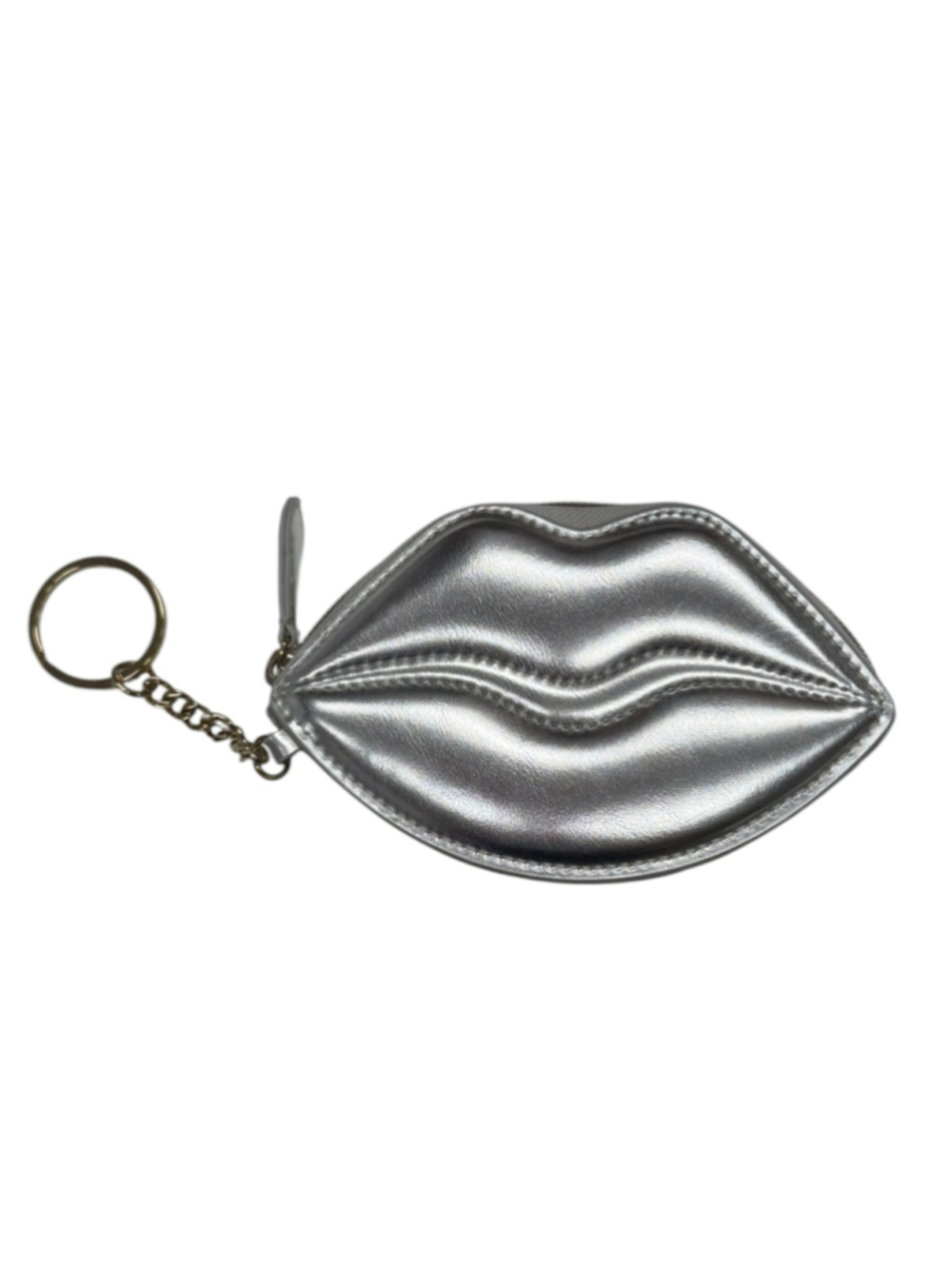 Victoria's Secret Silver Lips Coin Purse
